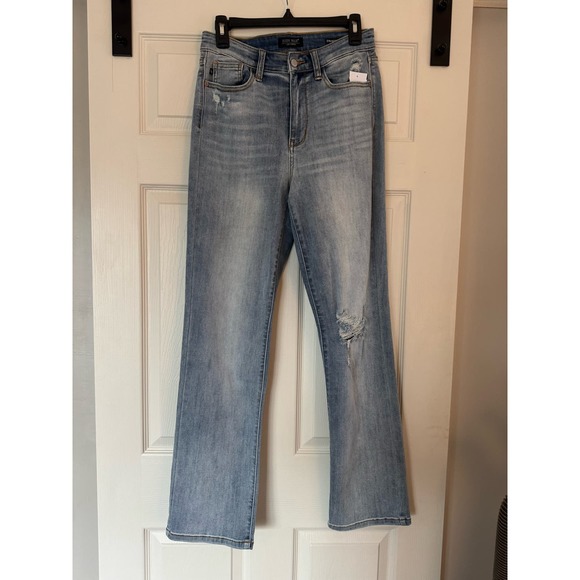 NEW Judy Blue Straight Fit Jean 7/28 High Rise Denim - Picture 6 of 9